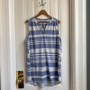 Prana Blue and White Stripe Fairhope Stripe Natasha Tunic